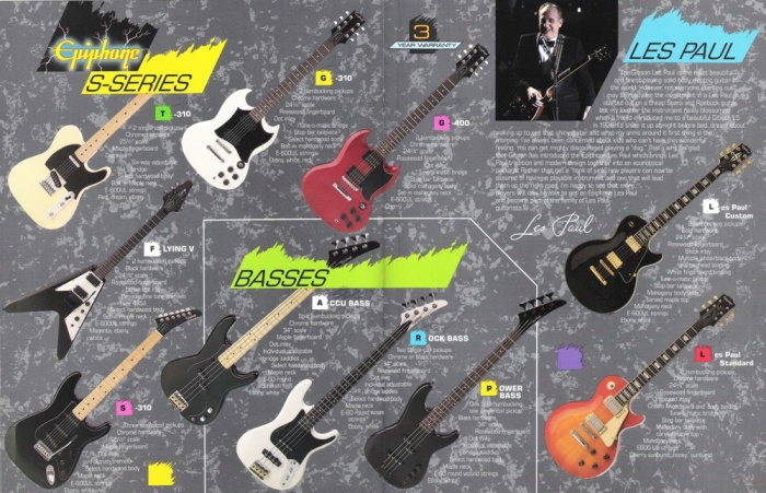 1989 Epiphone Catalog