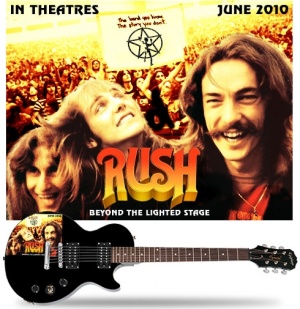 RUSH: Beyond The Lighted Stage Epiphone Les Paul Standard