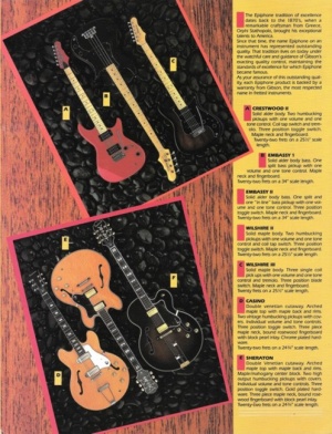 1982 Epiphone Catalog