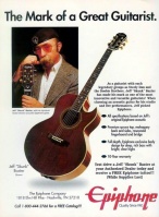 Epiphone Jeff "Skunk" Baxter Print Ad